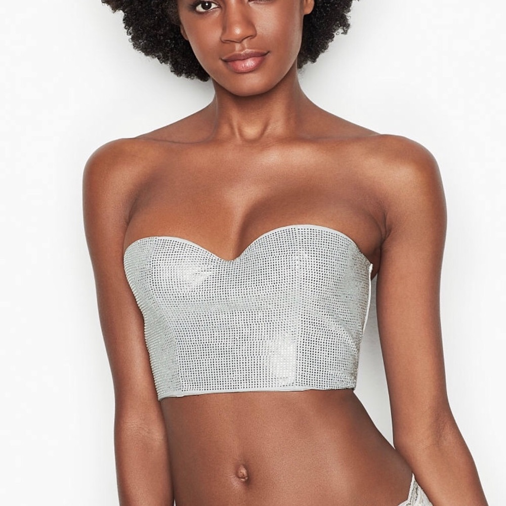 NWOT — 💎 Victoria’s Secret Rhinestone Bustier Top 💎